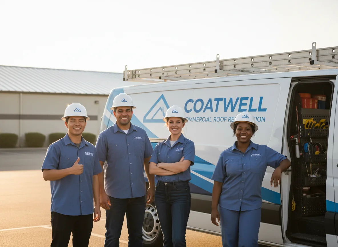 Commercial roof coating company in Trufant, MI